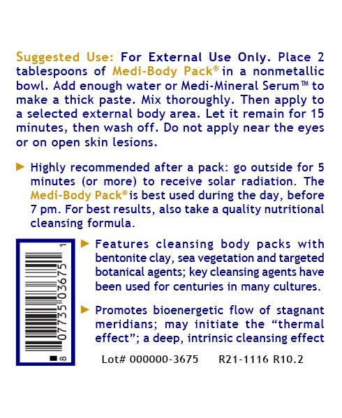 Medi-Body Pack
